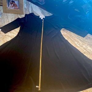 Joseph Ribkoff Black Zipper Dress